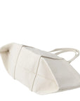 Large Washed Canvas 6 Pocket Tote in White by Amiacalva-Amiacalva-Idlewild-Cincinnati
