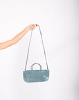 Leather Dagi Bag in Dusty Blue by Zilla Bags-Idlewild