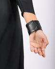 Liberta Bars ML Cuff in Black by Aumorfia-Idlewild