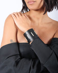 Liberta Bars ML Cuff in Black by Aumorfia-Idlewild