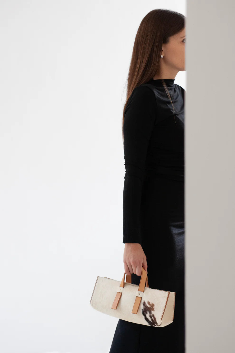 Linea Mini Hand Bag in Natural Cowhide by Arrhe Studio-Arrhe Studio-Idlewild-Cincinnati