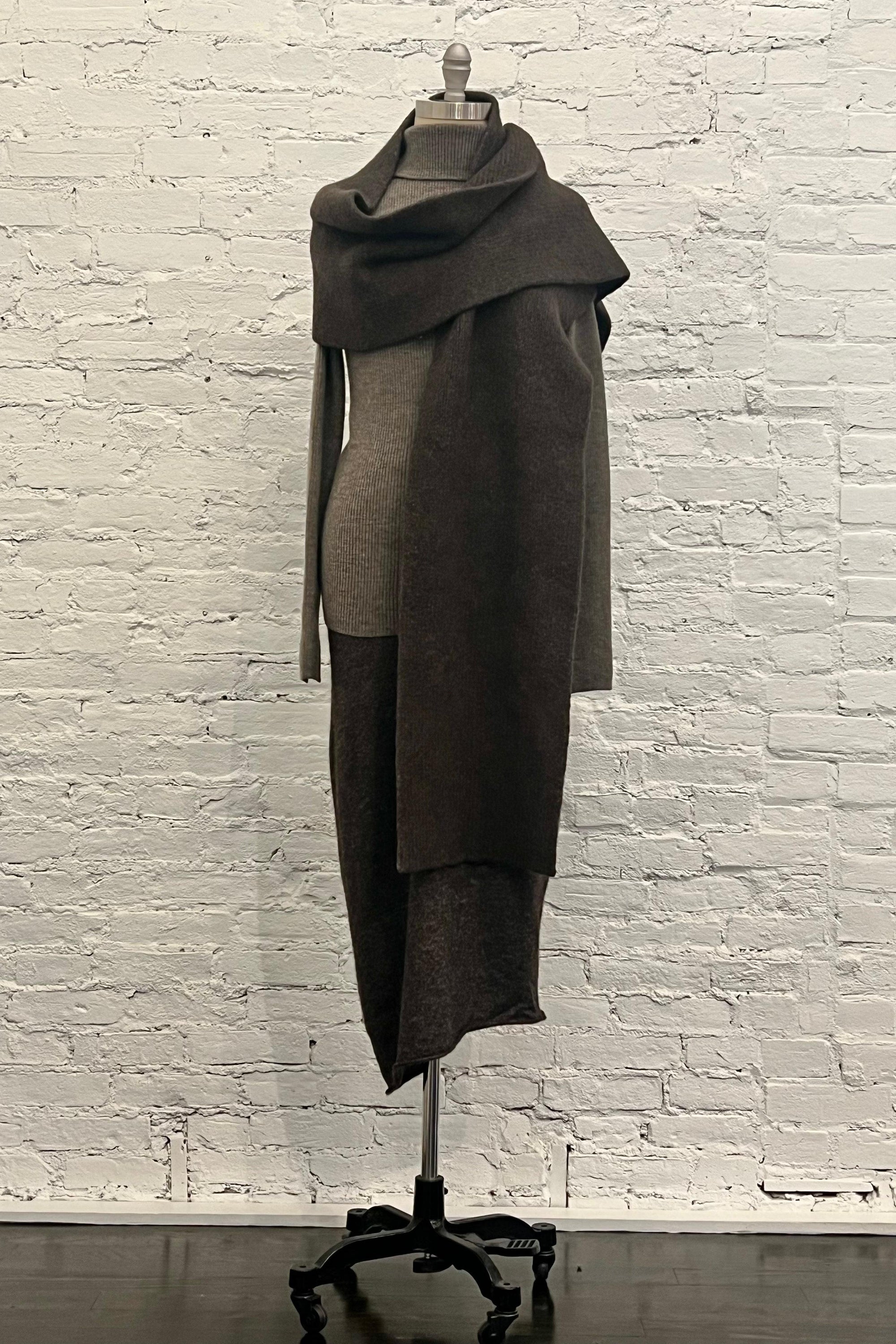 Loft Rib Scarf in Coal by Lauren Manoogian-Lauren Manoogian-Idlewild-Cincinnati
