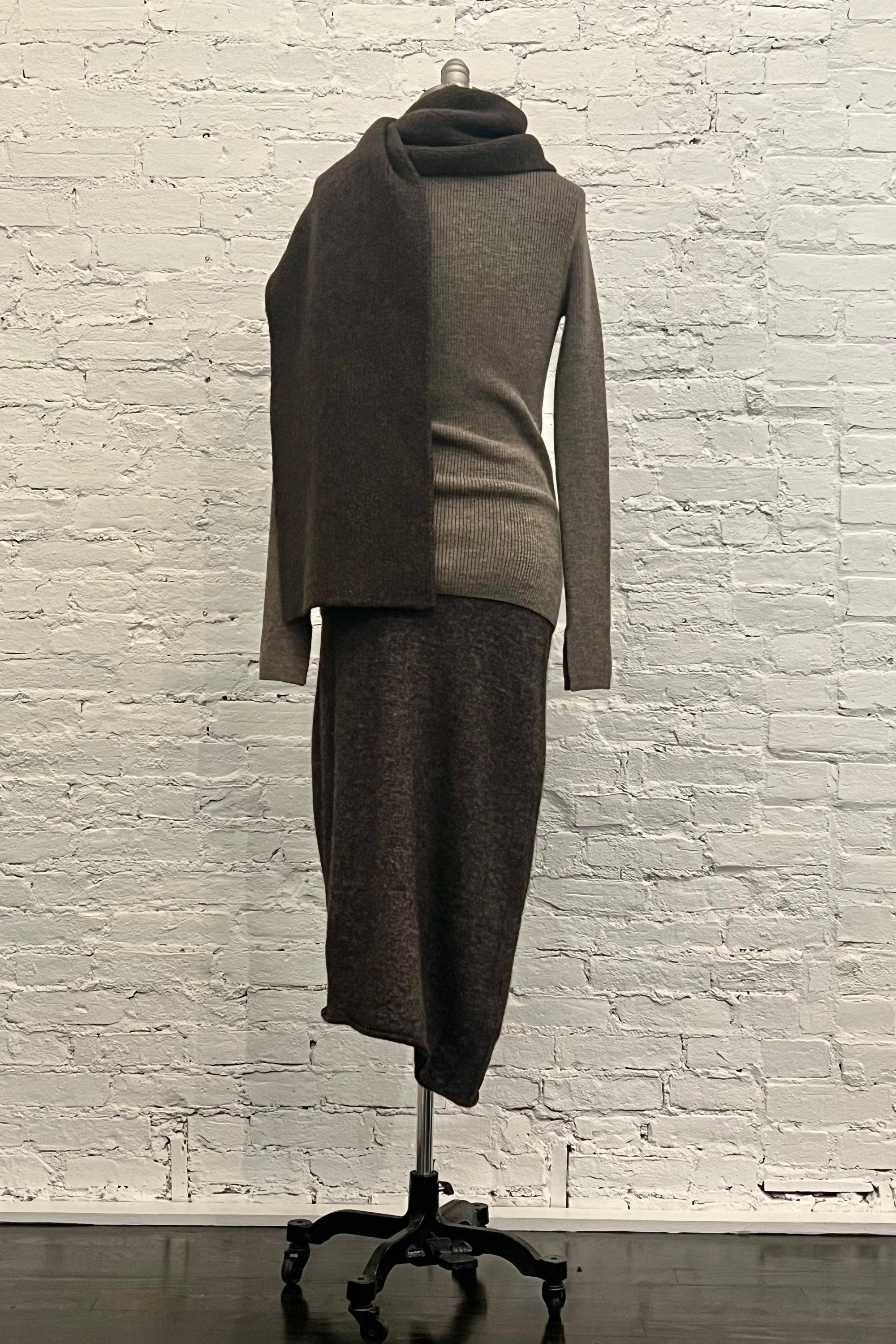 Loft Rib Scarf in Coal by Lauren Manoogian-Lauren Manoogian-Idlewild-Cincinnati