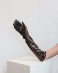 Long Leather Gloves in Warm Black by Liviana Conti-Liviana Conti-Idlewild