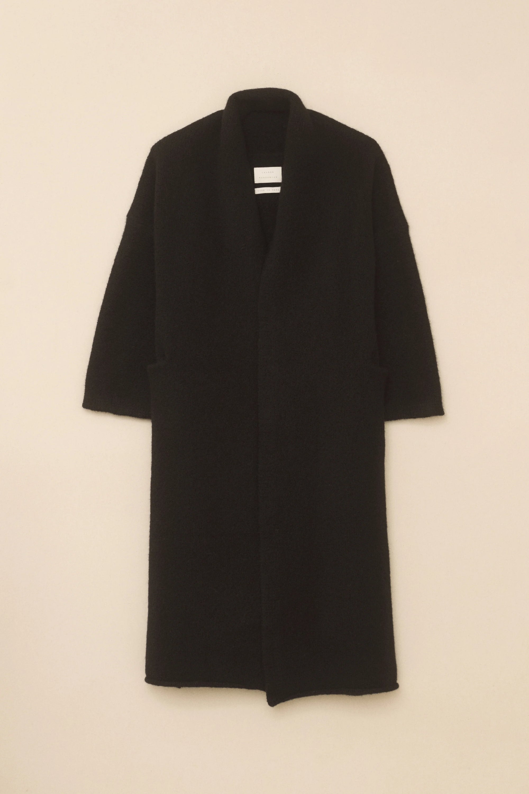 Long Shawl Cardigan in Black by Lauren Manoogian-Lauren Manoogian-Idlewild-Cincinnati