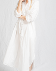 Long Shirt Dress TC in Milk by Album Di Famiglia-Album Di Famiglia-Idlewild