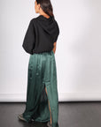 Long Skirt in Green by MM6 Maison Margiela