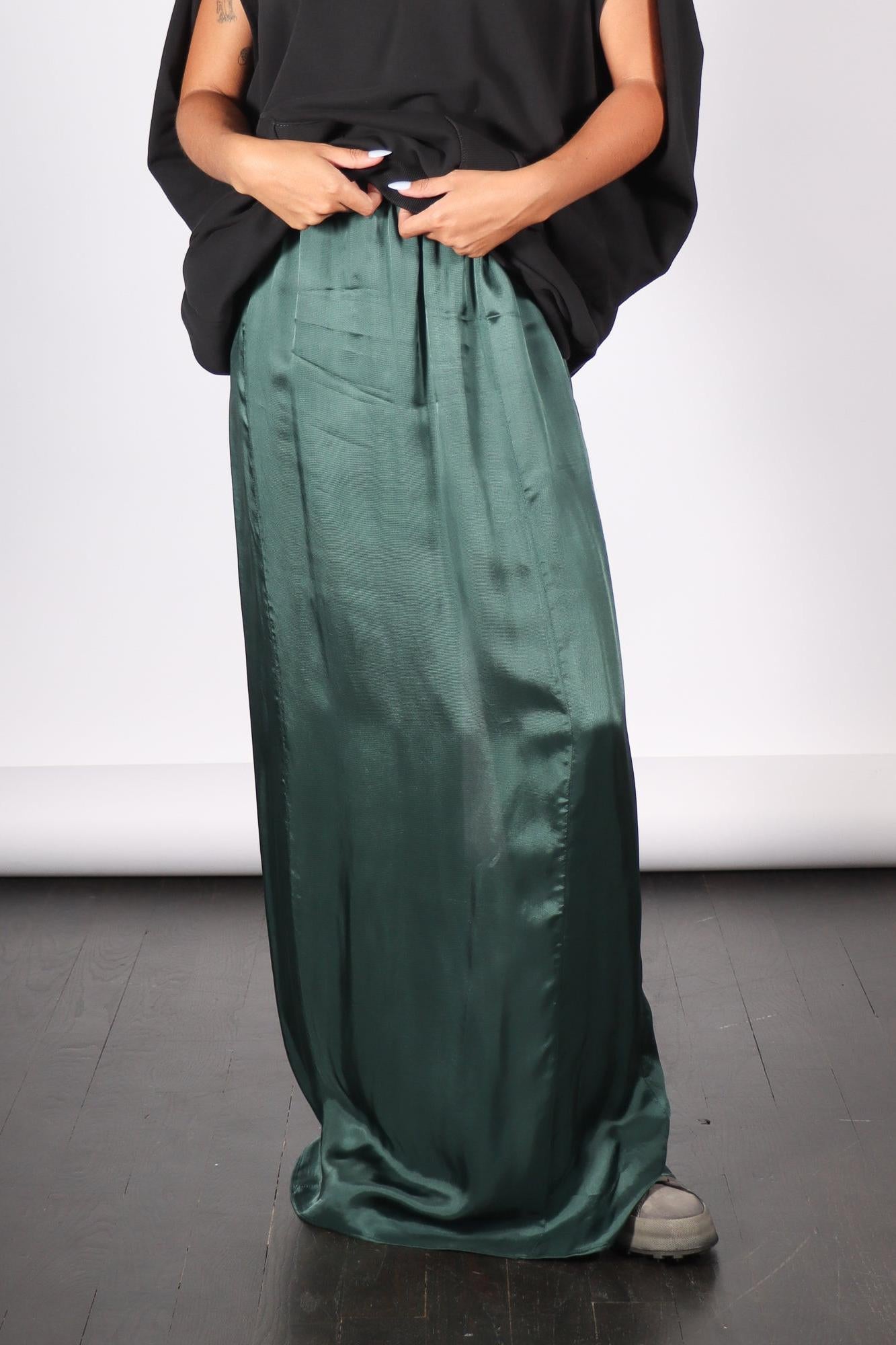 Long Skirt in Green by MM6 Maison Margiela