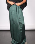 Long Skirt in Green by MM6 Maison Margiela