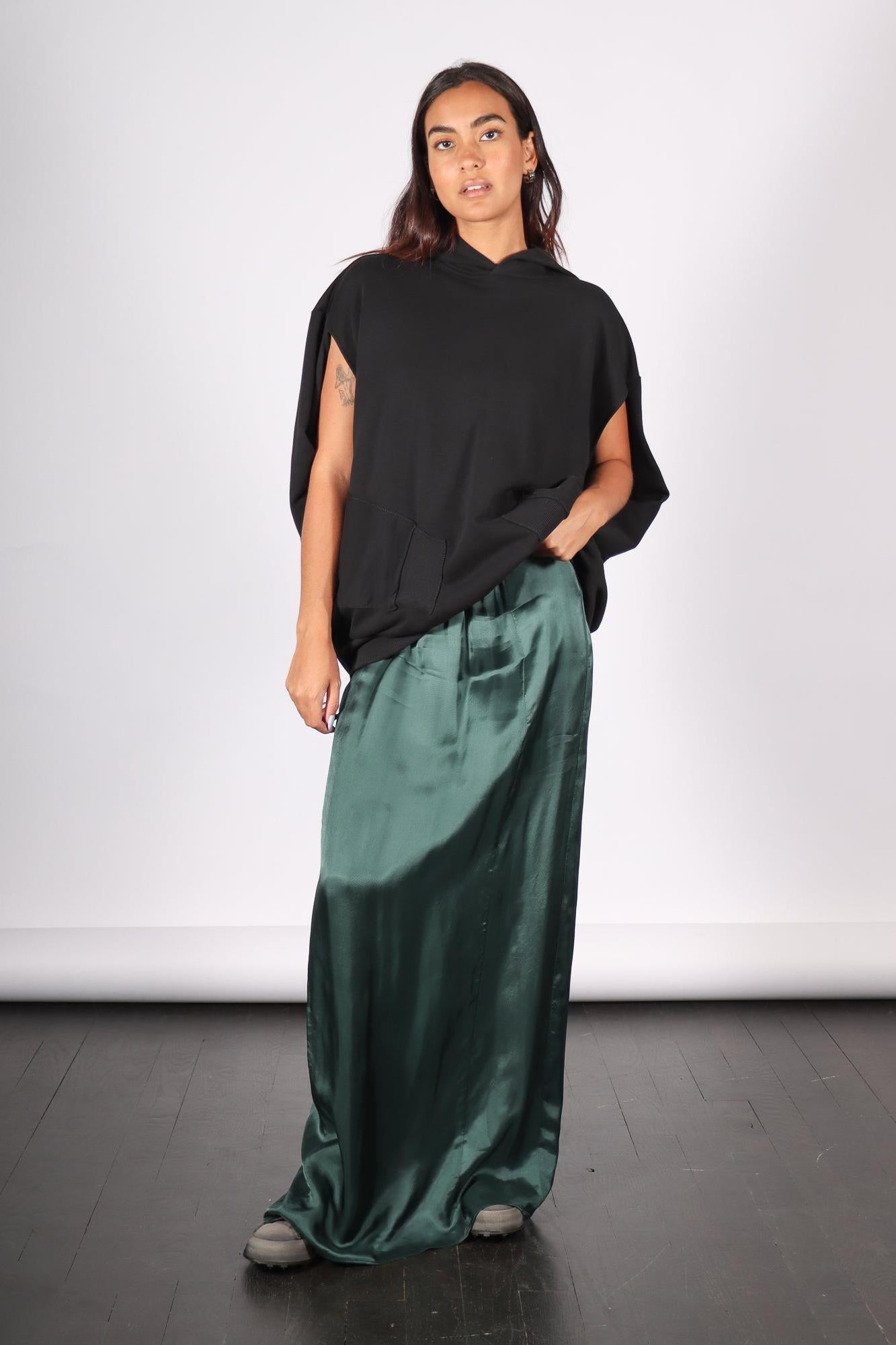 Long Skirt in Green by MM6 Maison Margiela
