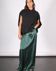 Long Skirt in Green by MM6 Maison Margiela