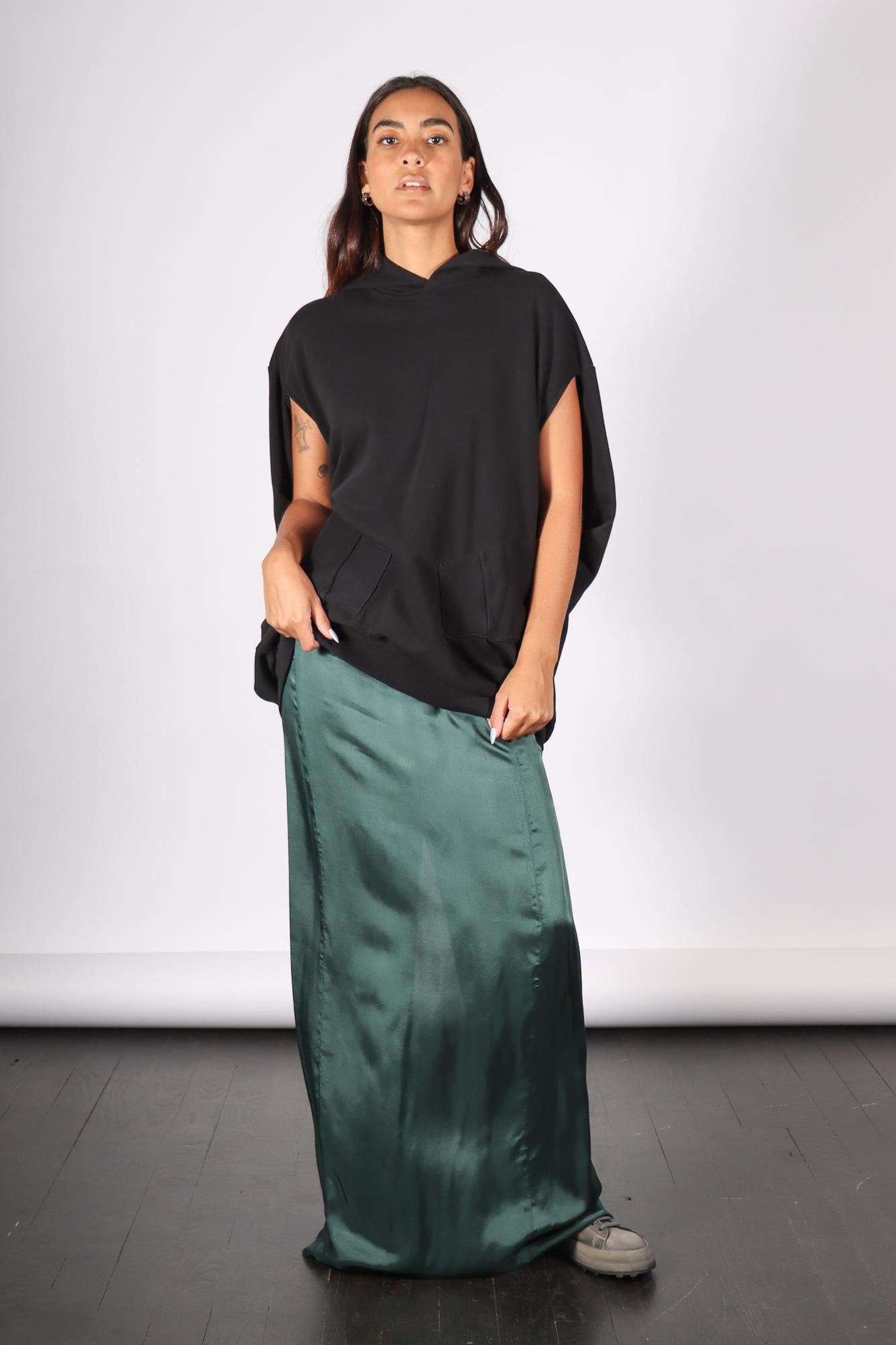 Long Skirt in Green by MM6 Maison Margiela