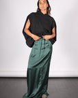 Long Skirt in Green by MM6 Maison Margiela