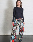 Long Sleeved Top in Black by MM6 Maison Margiela-MM6-Idlewild-Cincinnati