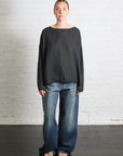 Long Sleeves T-Shirt TL in Black by Album Di Famiglia-Album Di Famiglia-Idlewild-Cincinnati