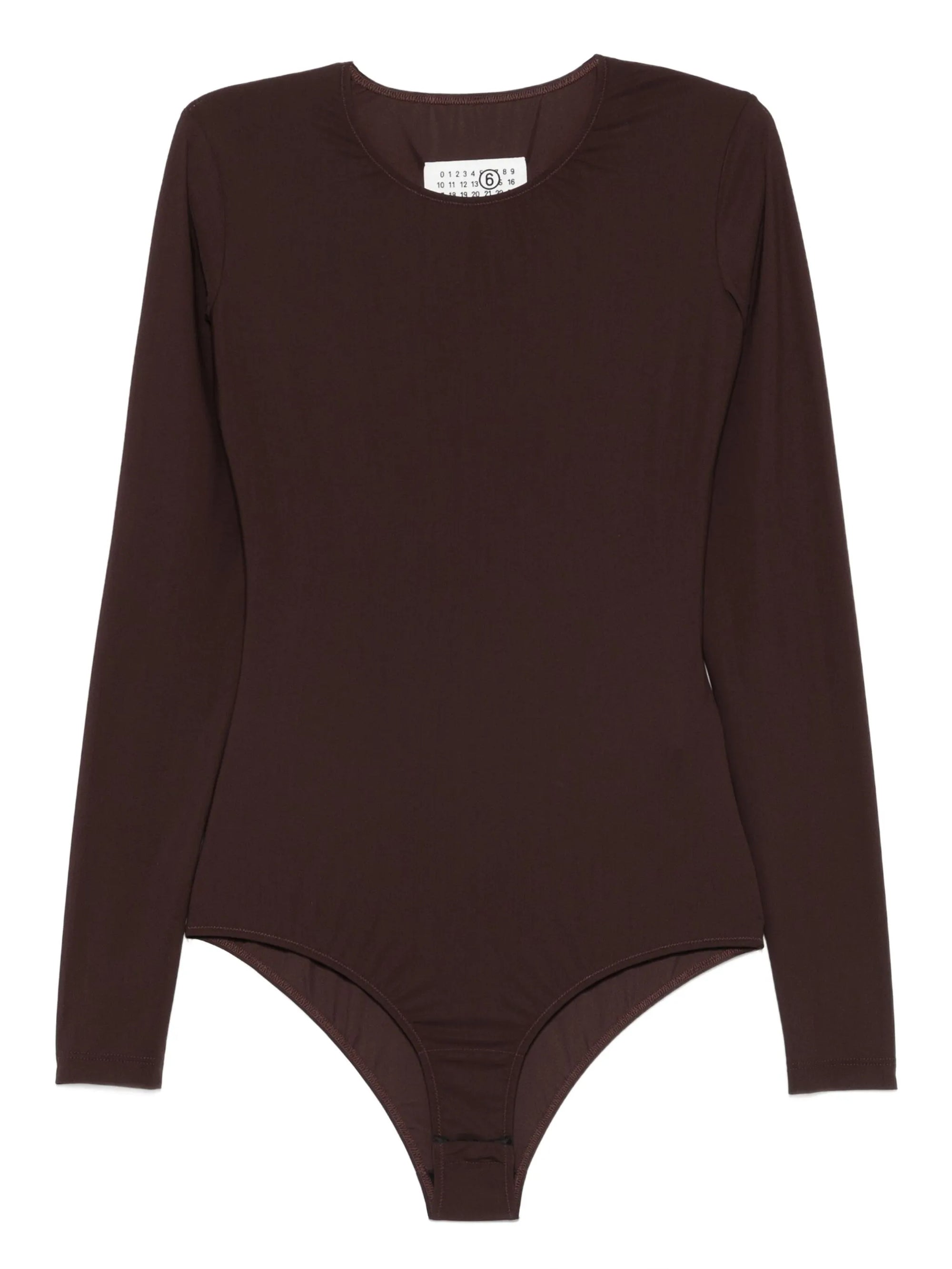 Longsleeve Bodysuit in Brown by MM6 Maison Margiela-MM6-Idlewild-Cincinnati