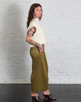 Loop Bottoms Skirt in Khaki by Pleats Please Issey Miyake-Bottoms-Pleats Please Issey Miyake-Idlewild
