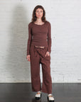 Lou Pant in Chocolate by GIL RODRIGUEZ-GIL RODRIGUEZ-Idlewild