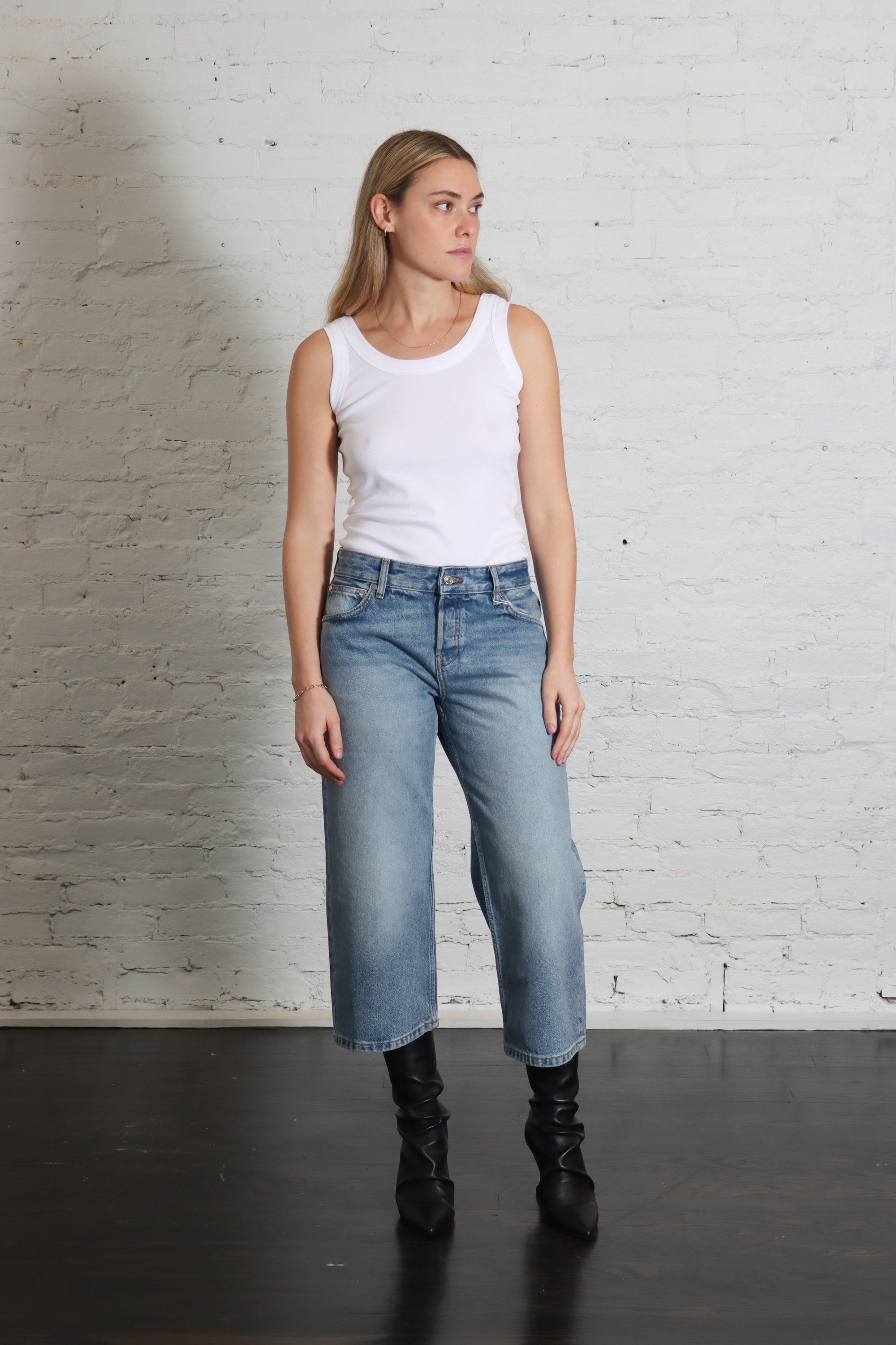 Low Rise Baggy Capri in Luca by EB Denim-EB Denim-Idlewild-Cincinnati