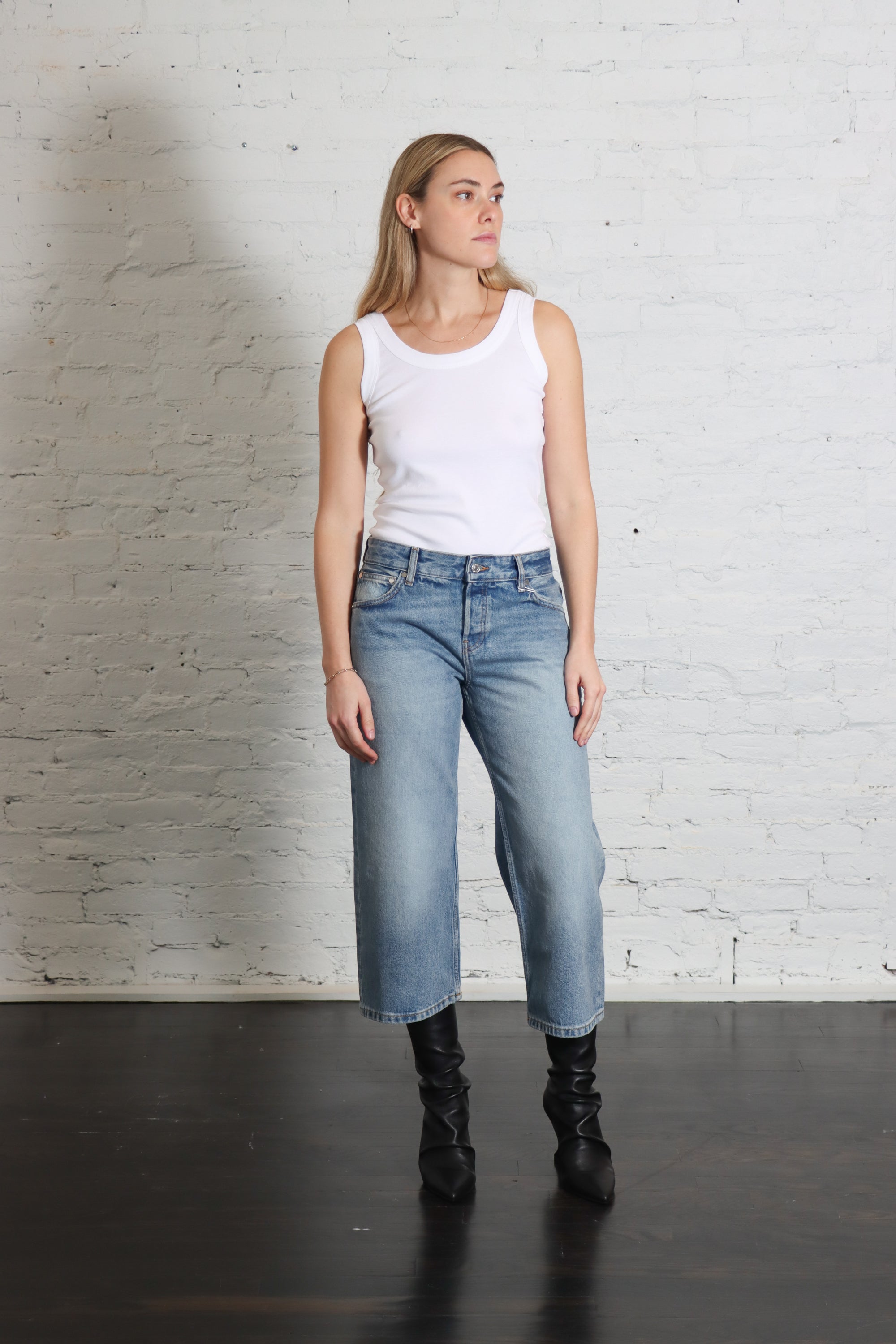 Low Rise Baggy Capri in Luca by EB Denim-EB Denim-Idlewild-Cincinnati
