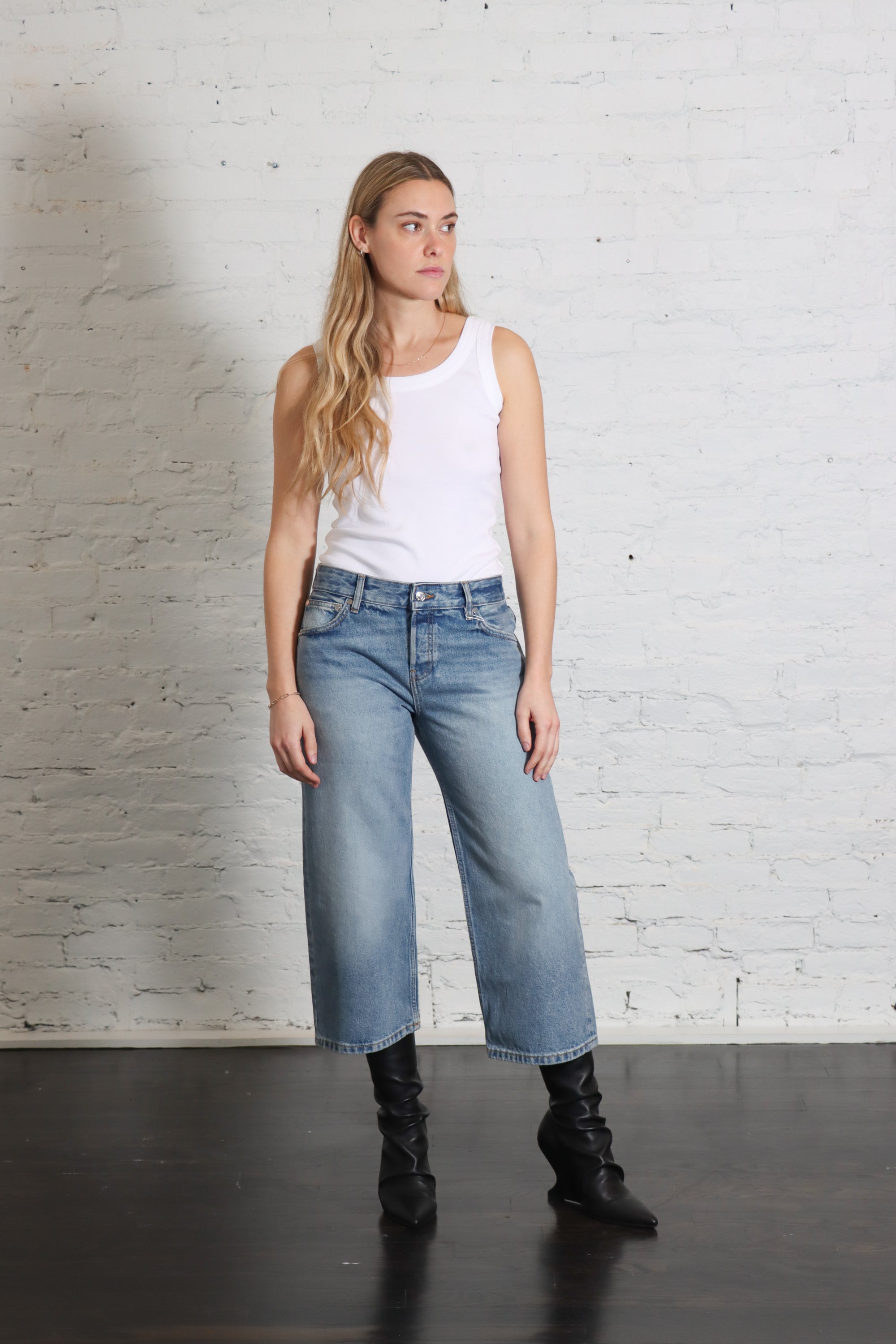 Low Rise Baggy Capri in Luca by EB Denim-EB Denim-Idlewild-Cincinnati