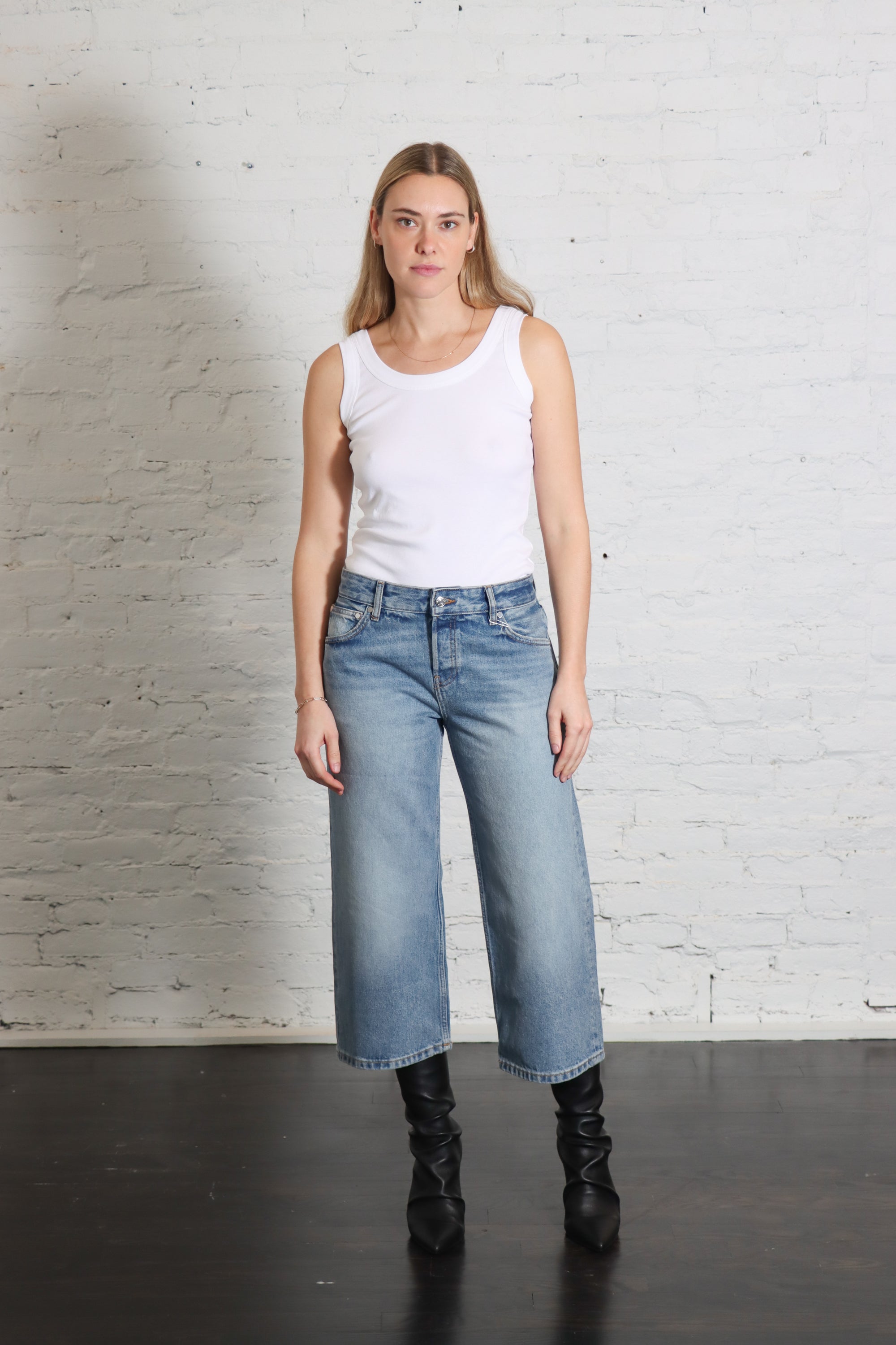 Low Rise Baggy Capri in Luca by EB Denim-EB Denim-Idlewild-Cincinnati
