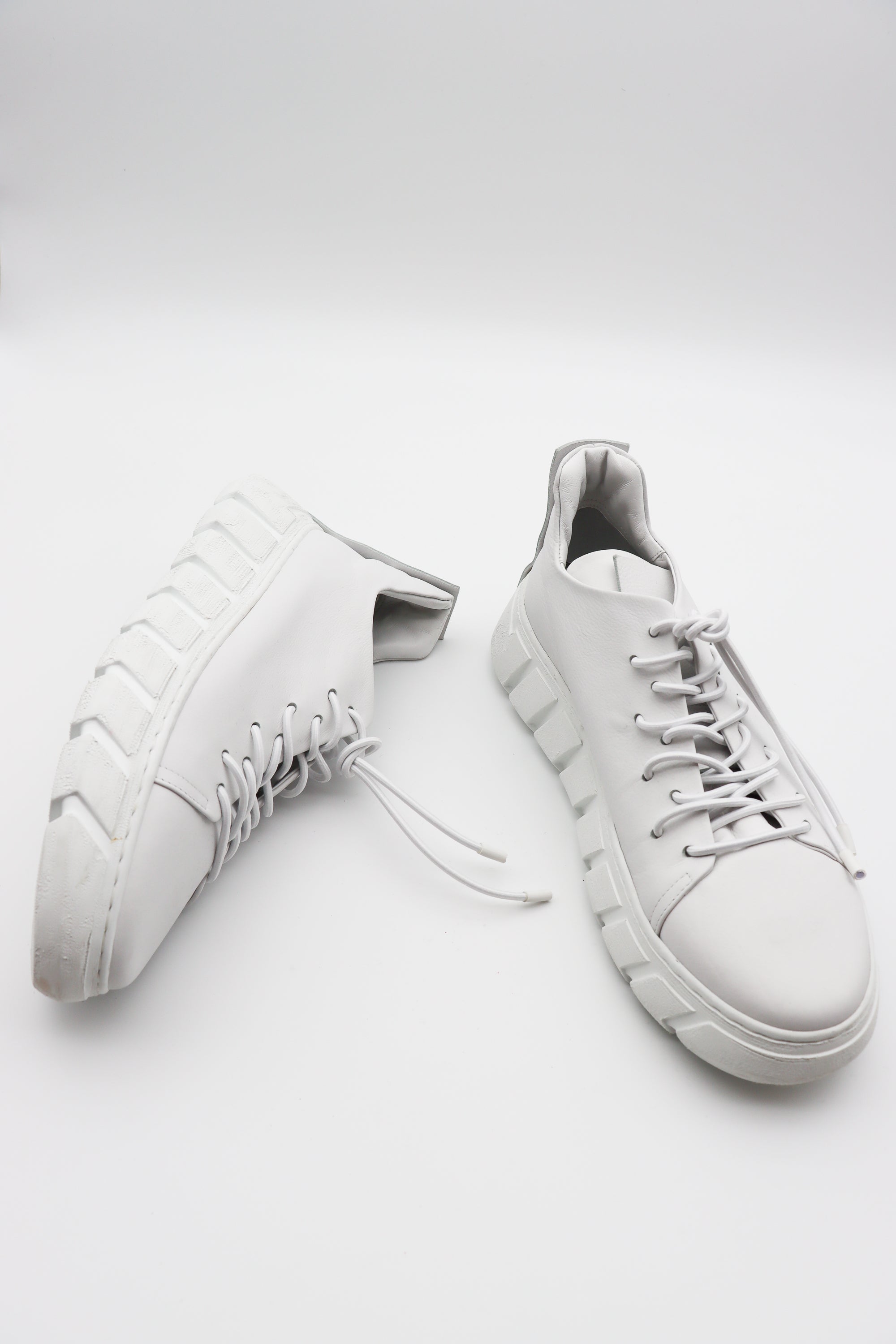 Low Spike Sneaker in White by Puro-Puro-Idlewild-Cincinnati