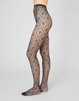 Lykke Net Tights in Black by Swedish Stockings-Swedish Stockings-Idlewild-Cincinnati