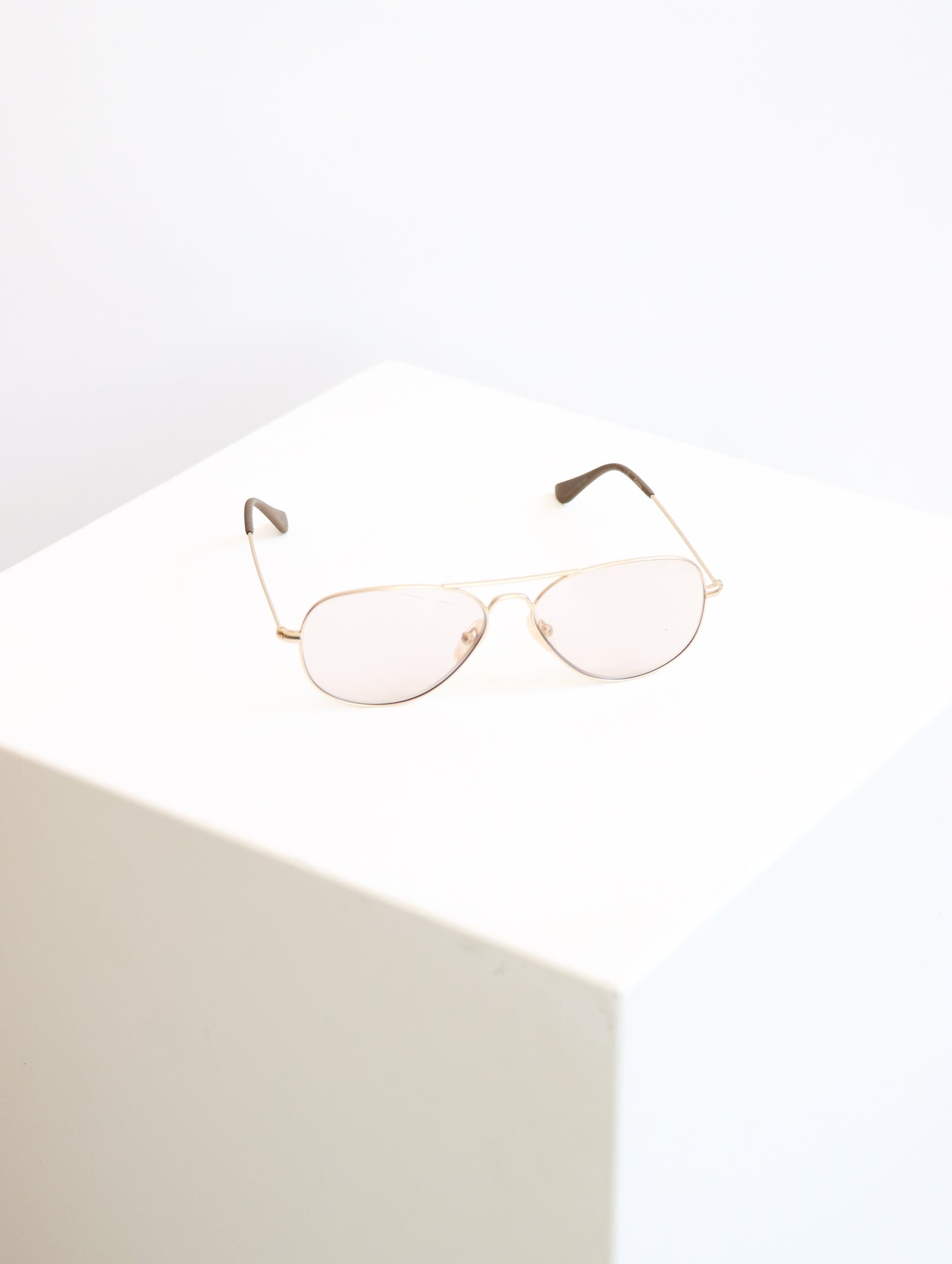 Mabuhay Readers in Matte Gold and Charcoal by Caddis-Caddis Eyewear-Idlewild