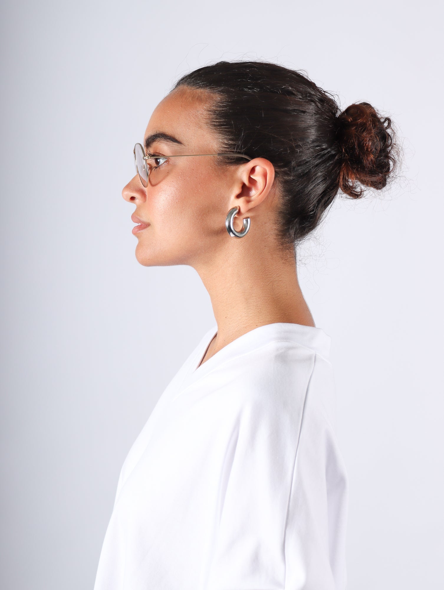 Mabuhay Readers in Matte Gold and Charcoal by Caddis