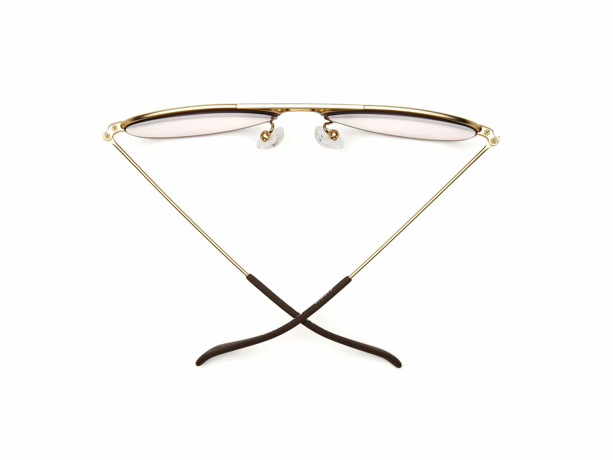 Mabuhay Readers in Matte Gold and Charcoal by Caddis-Caddis Eyewear-Idlewild-Cincinnati