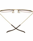 Mabuhay Readers in Matte Gold and Charcoal by Caddis-Caddis Eyewear-Idlewild-Cincinnati