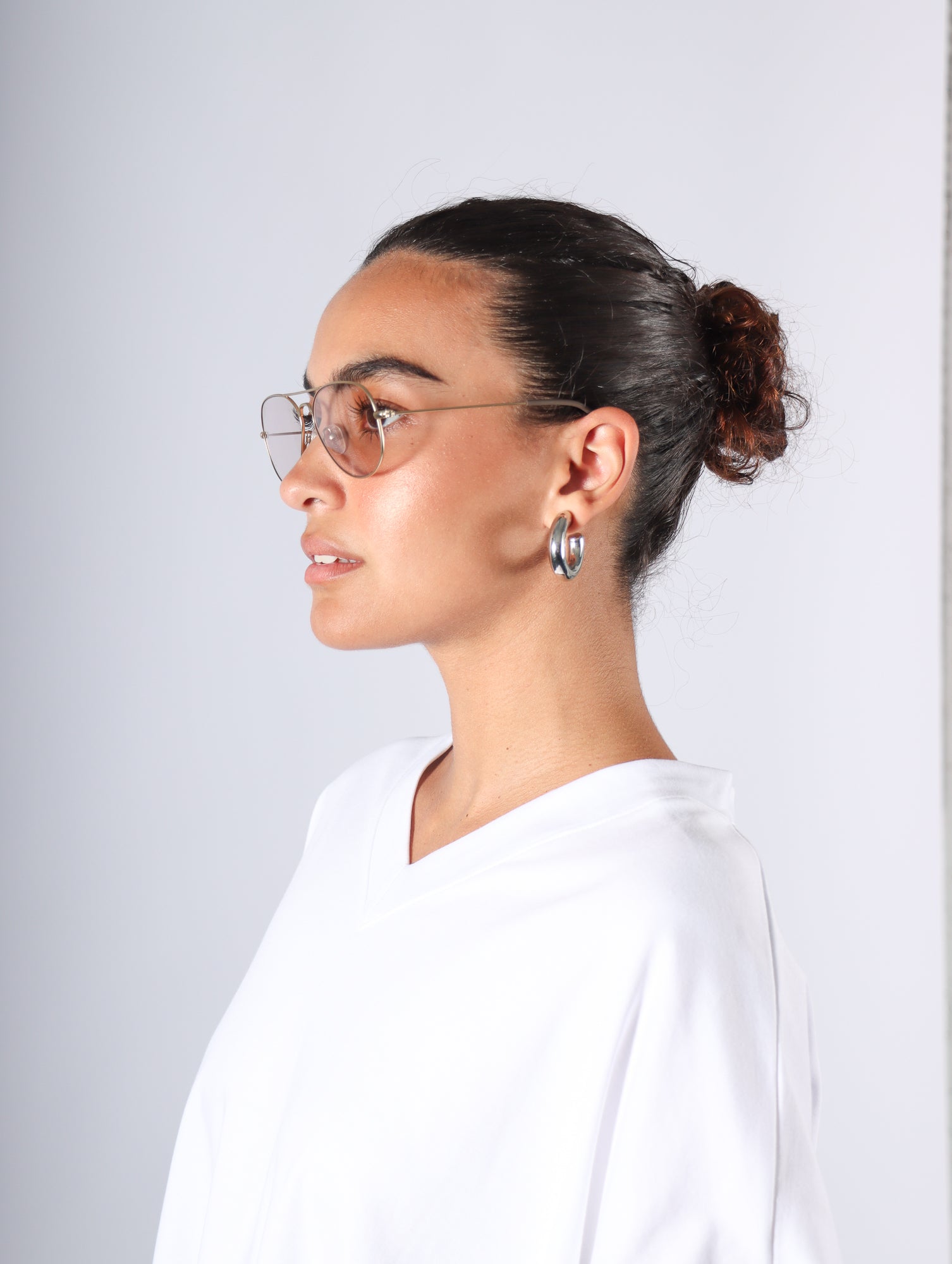 Mabuhay Readers in Matte Gold and Charcoal by Caddis-Caddis Eyewear-Idlewild-Cincinnati