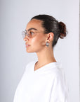Mabuhay Readers in Matte Gold and Charcoal by Caddis-Caddis Eyewear-Idlewild-Cincinnati