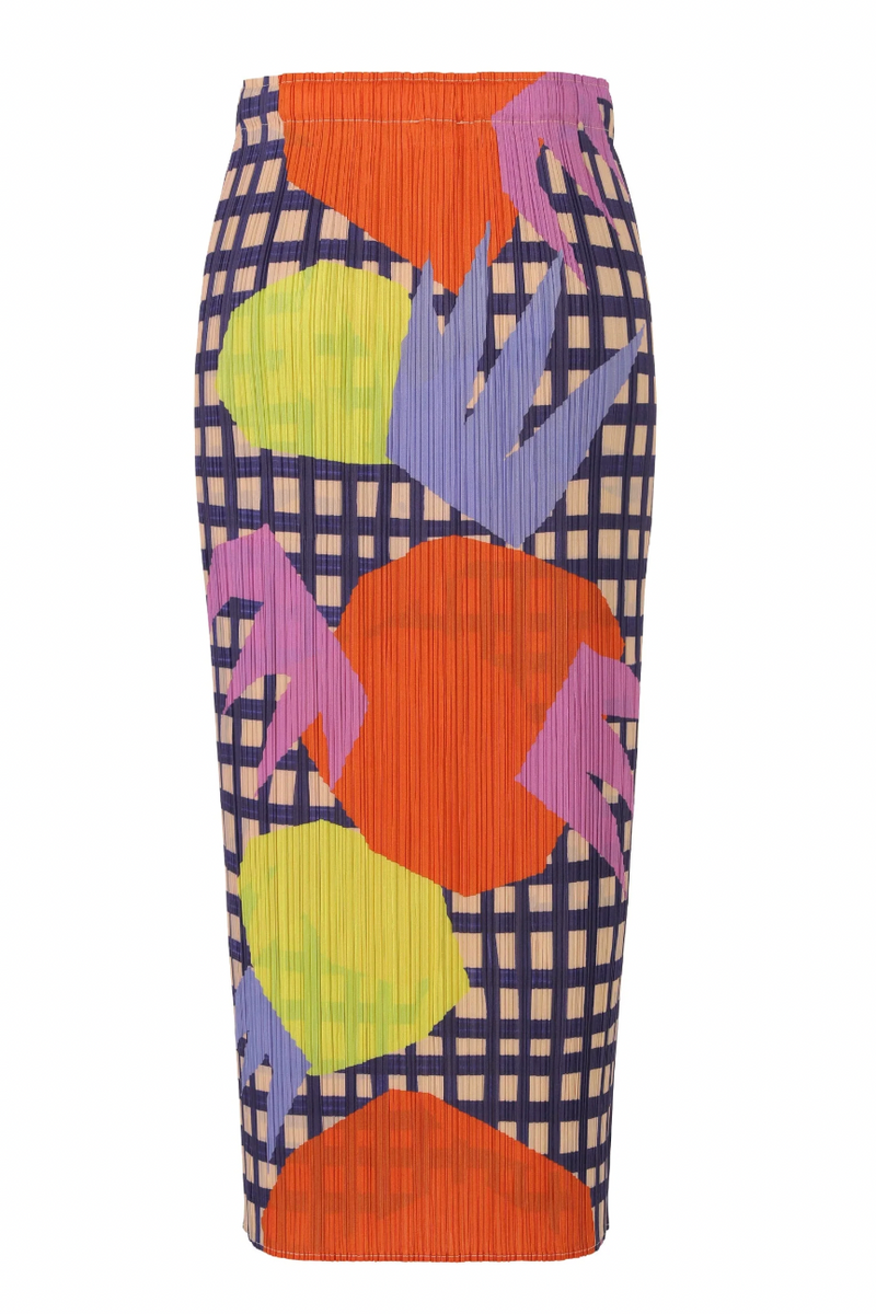 Market Skirt in Tomato by Pleats Please Issey Miyake – Idlewild