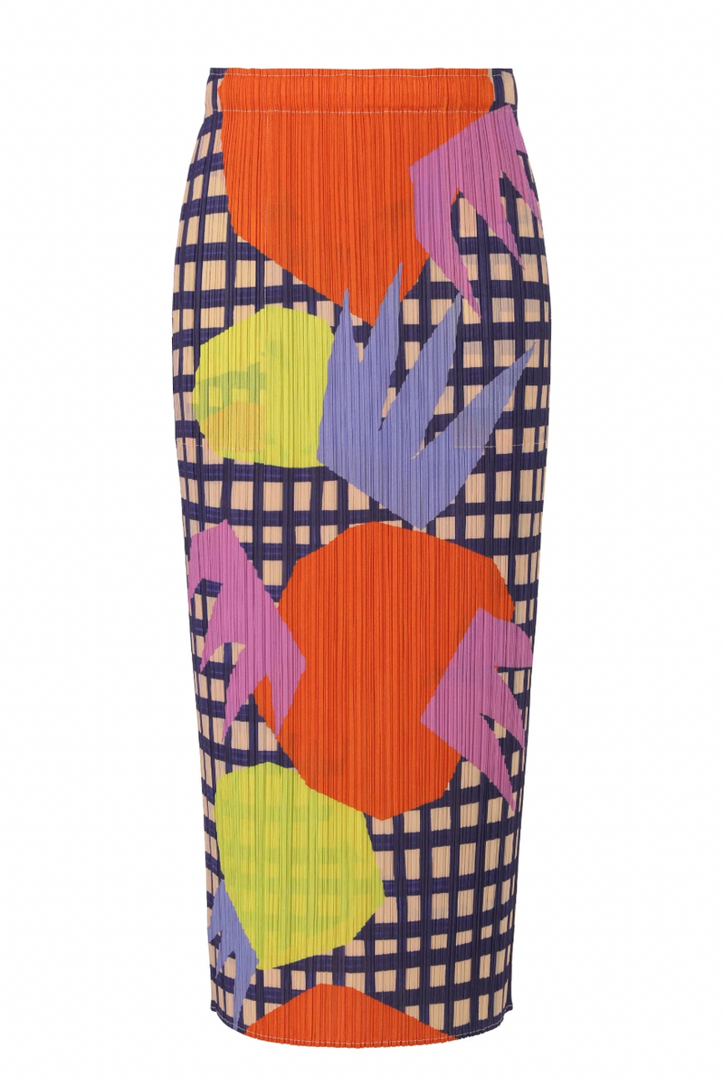 Market Skirt in Tomato by Pleats Please Issey Miyake – Idlewild