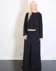 Matte Jersey Palazzo Pants in Black by Planet-Planet-Idlewild-Cincinnati