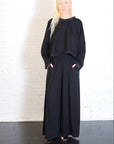 Matte Jersey Palazzo Pants in Black by Planet-Planet-Idlewild-Cincinnati