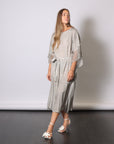 Maxi Insert Dress in Grey Shadow by Sanctamuerte-SANCTAMUERTE-Idlewild-Cincinnati