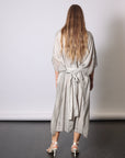Maxi Insert Dress in Grey Shadow by Sanctamuerte-SANCTAMUERTE-Idlewild-Cincinnati