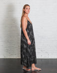 Maxi Slip Dress in Ash Grey by Sanctamuerte-Dresses-SANCTAMUERTE-Idlewild