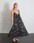 Maxi Slip Dress in Ash Grey by Sanctamuerte-SANCTAMUERTE-Idlewild-Cincinnati