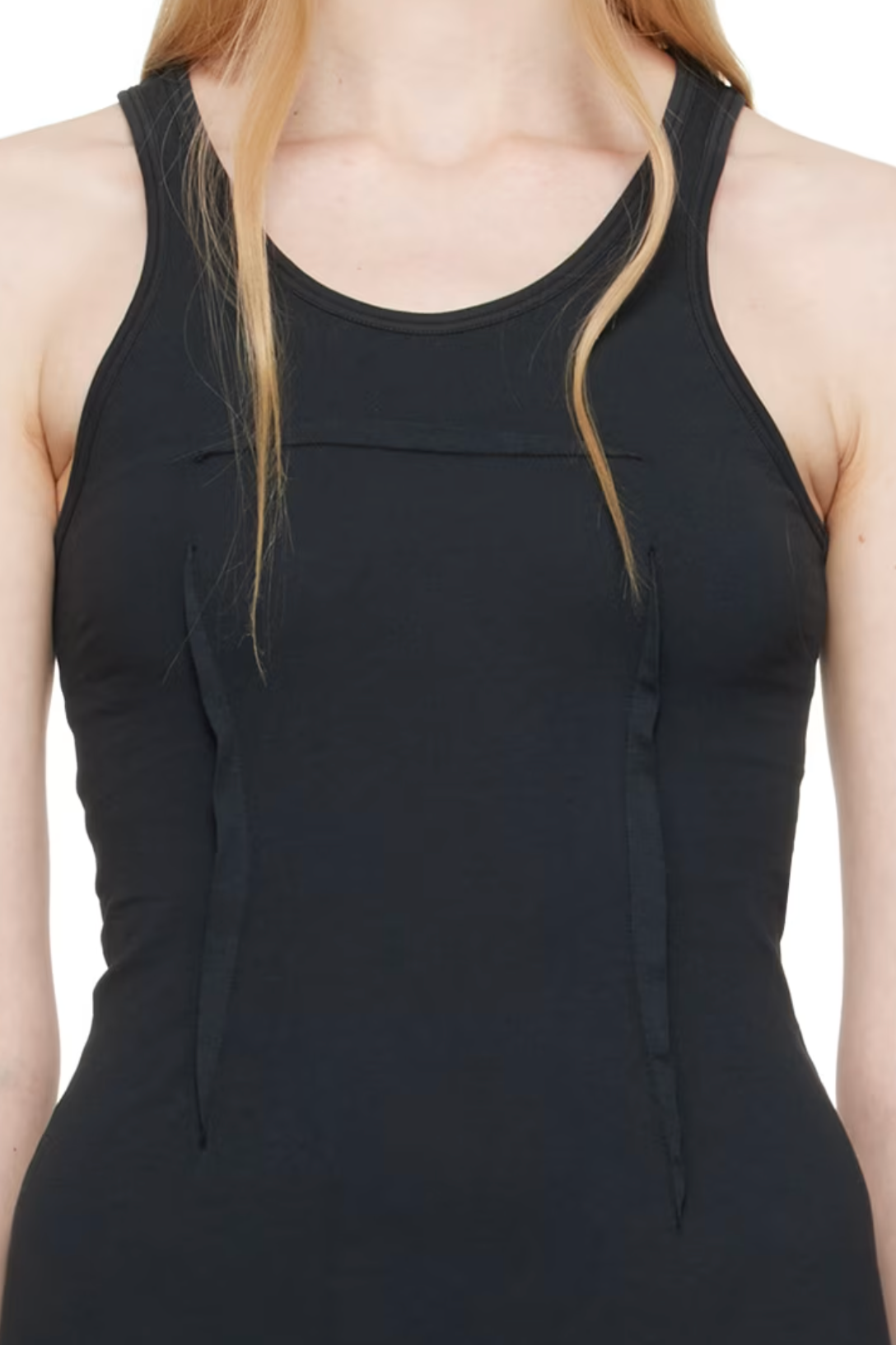 Maxi Tank Dress in Black by MM6 Maison Margiela-Dresses-MM6-Idlewild