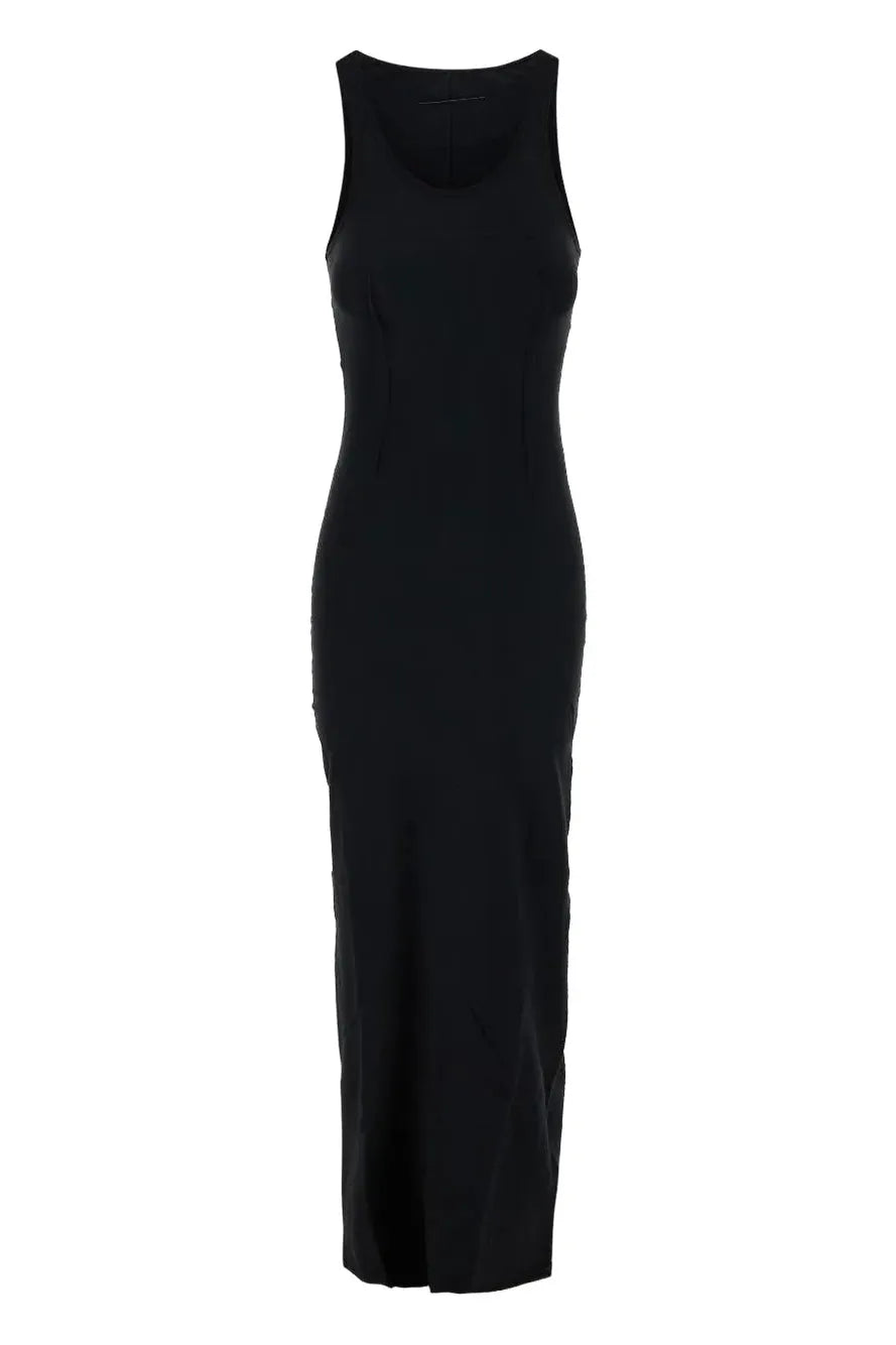 Maxi Tank Dress in Black by MM6 Maison Margiela-Dresses-MM6-Idlewild
