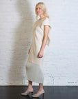 May Monthly Colors Dress in Ivory by Pleats Please Issey Miyake-Pleats Please Issey Miyake-Idlewild-Cincinnati