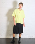 May Monthly Colors Polo Shirt in Zucchini Yellow by Homme Plissé Issey Miyake-Homme Plissé Issey Miyake-Idlewild-Cincinnati
