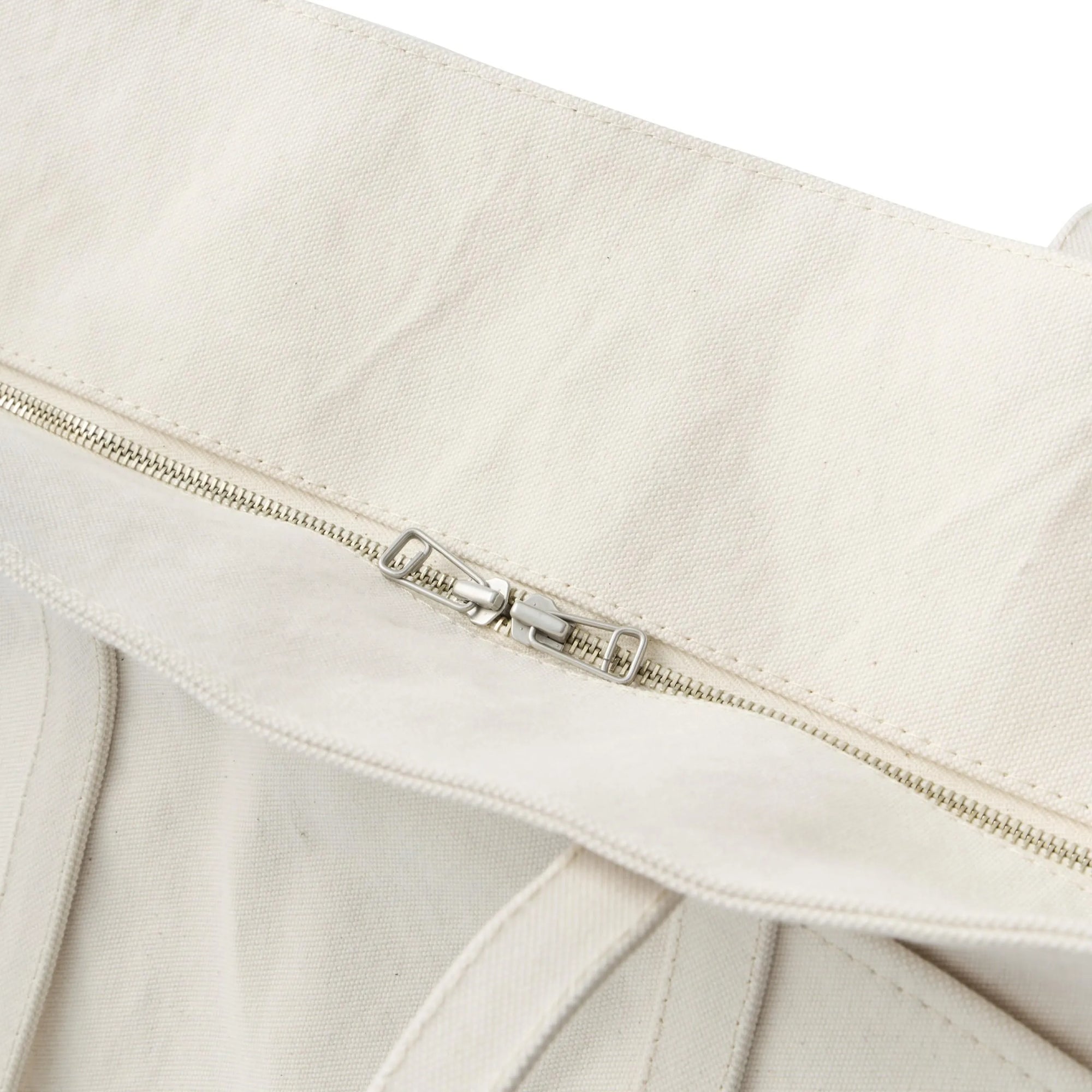 Medium Washed Canvas 6 Pocket Tote in White by Amiacalva-Amiacalva-Idlewild-Cincinnati