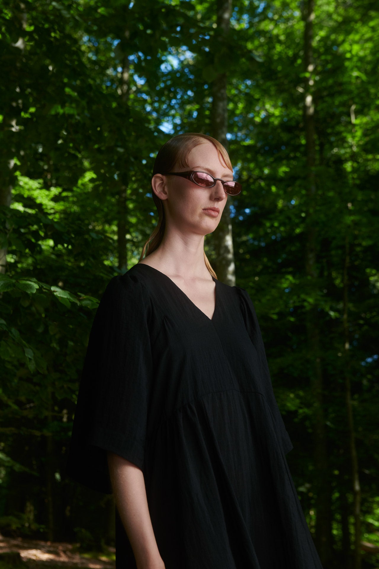 Megan Sunglasses in Brown Red by Henrik Vibskov-Henrik Vibskov-Idlewild-Cincinnati