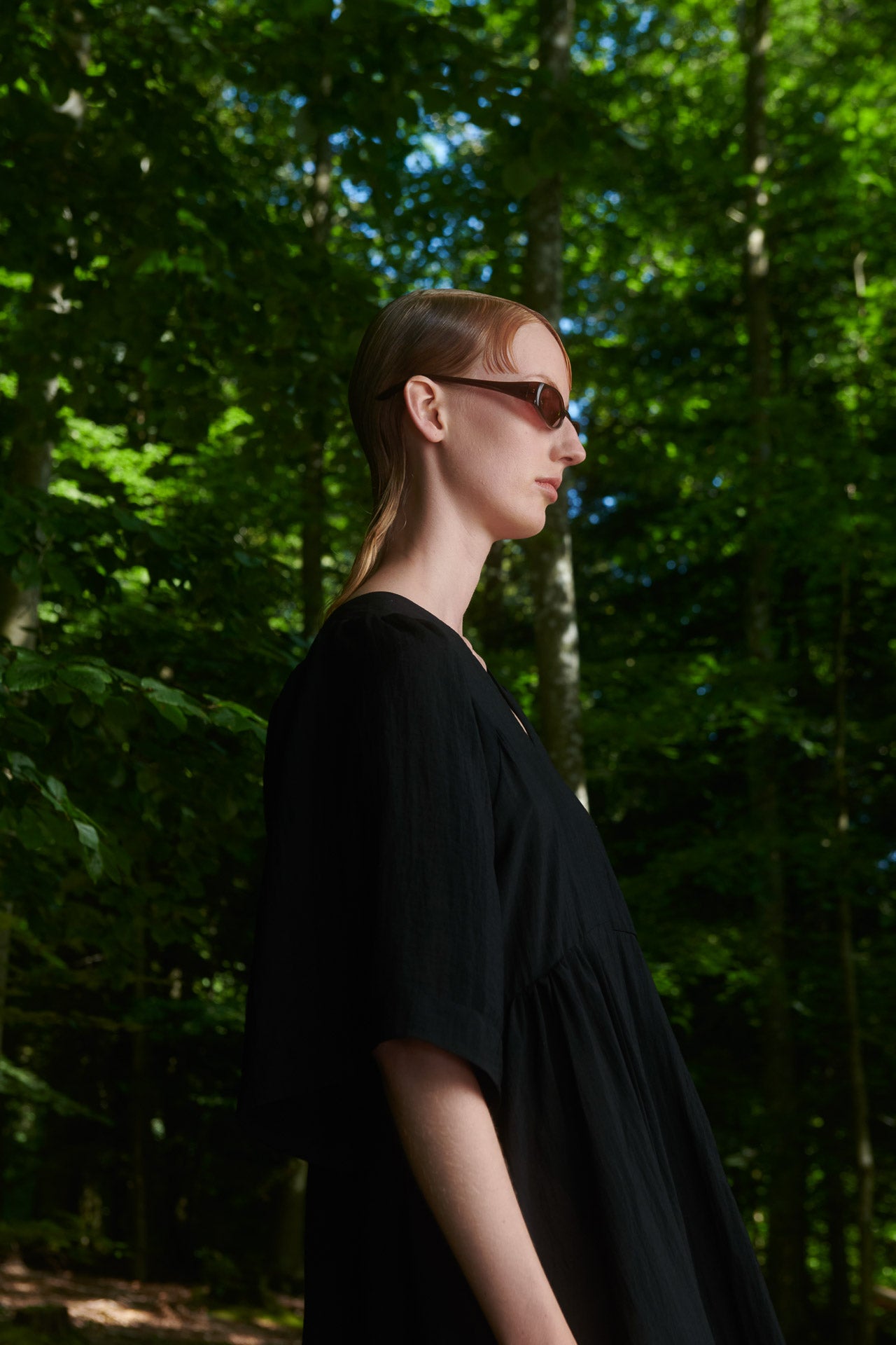 Megan Sunglasses in Brown Red by Henrik Vibskov-Henrik Vibskov-Idlewild-Cincinnati