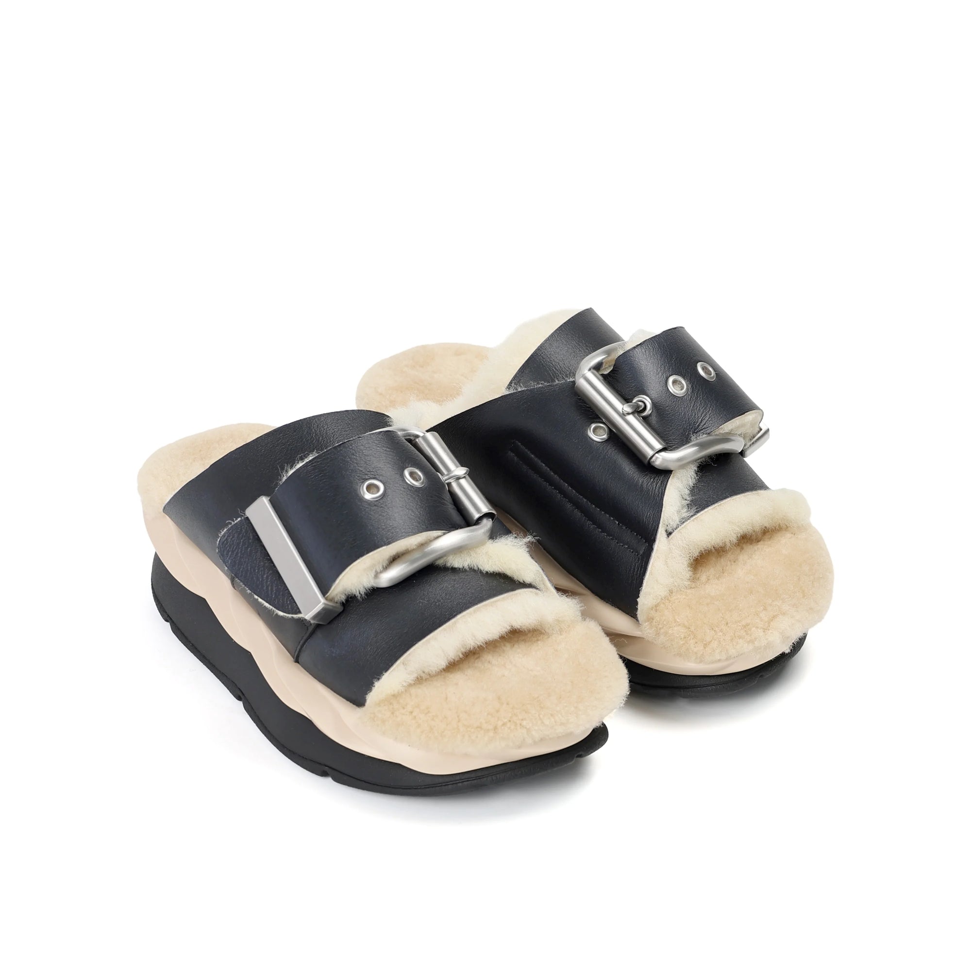 Mellow Laze in Oreo by 4CCCCEES-Shoes-4CCCCEES-Idlewild